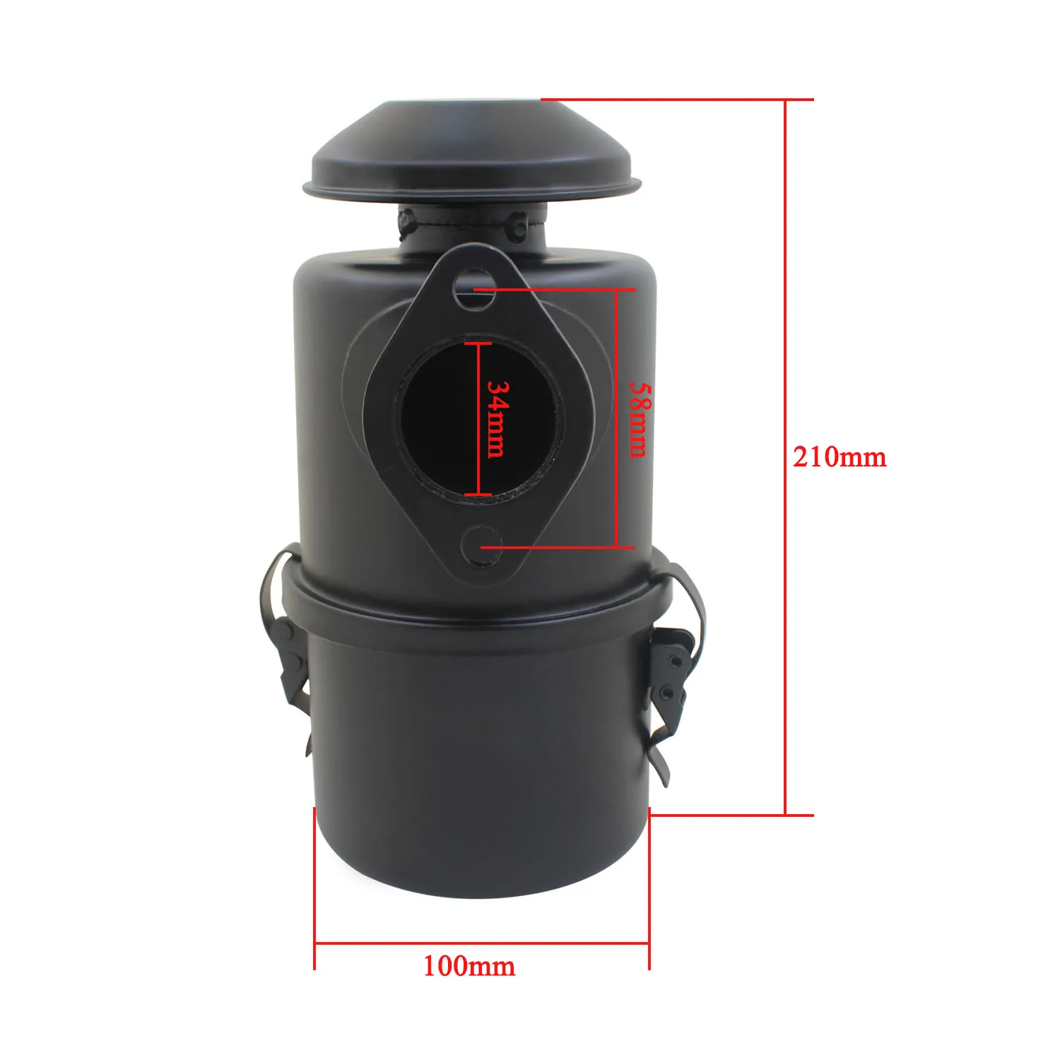 Luftfiltergehäuse für Dieselmotoren für Dieselmotoren, Schneidemaschine, Ansaugluftfilterbaugruppe, Mikrofräse 186/188F