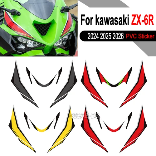 2024 2025 motocicleta para kawasaki Ninja ZX-6R ZX6R ZX - 6R almohadilla de depósito Gas combustible protección de aceite pegatinas calcomanías carenado guardabarros delantero