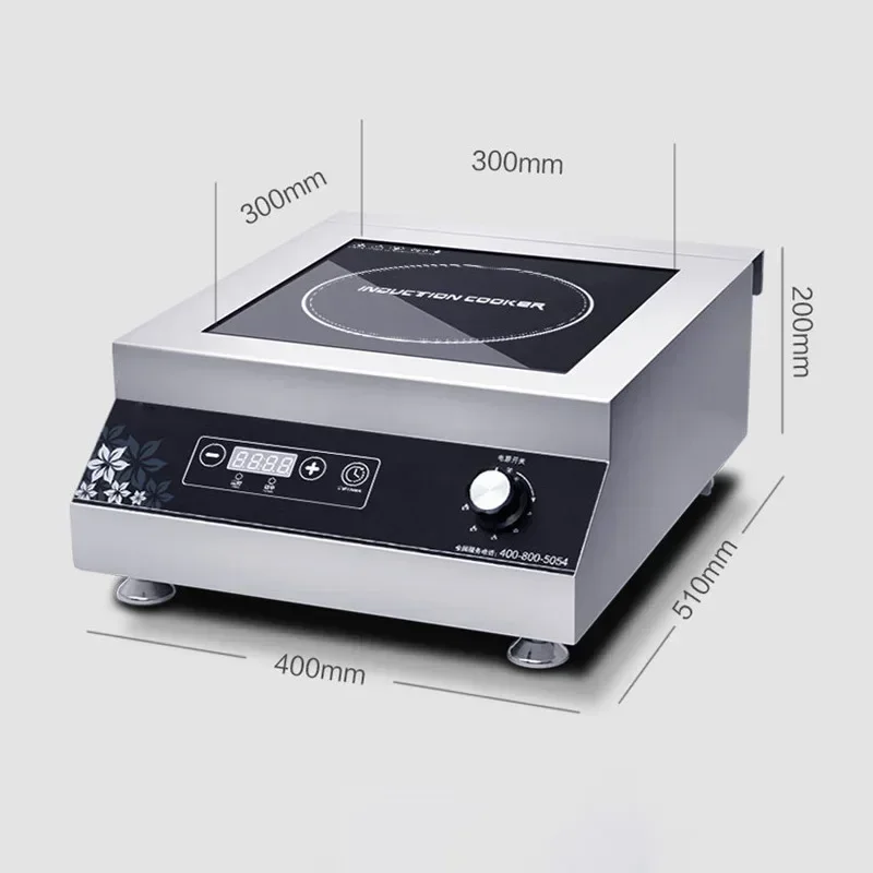 5000 واط الموقد التعريفي التجاري تصميم مقاوم للماء موقد عالي الطاقة لمطعم هوتبوت المطبخ استخدام MDCH50-HJ013-P5X