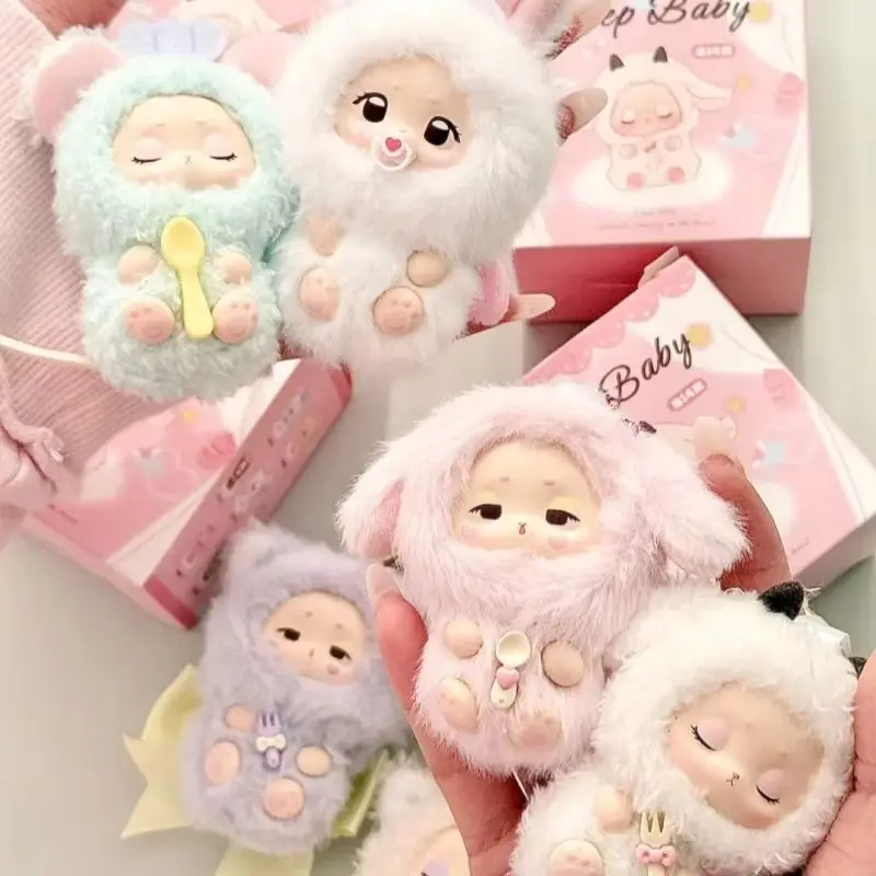 

New Arrival Mini Sleep Baby Series Vinyl Blind Box Cute Figure Doll Collection Backpack Ornament Fashion Trend Toys Girl Gifts﻿