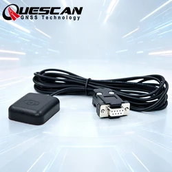 QUESCAN UBX M10 5V RS232 NMEA0183 DB9 GPS GNSS Receiver RS-232 NMEA 0183 GPS GLONASS Galileo BeiDou QZSS SBAS Antenna Module