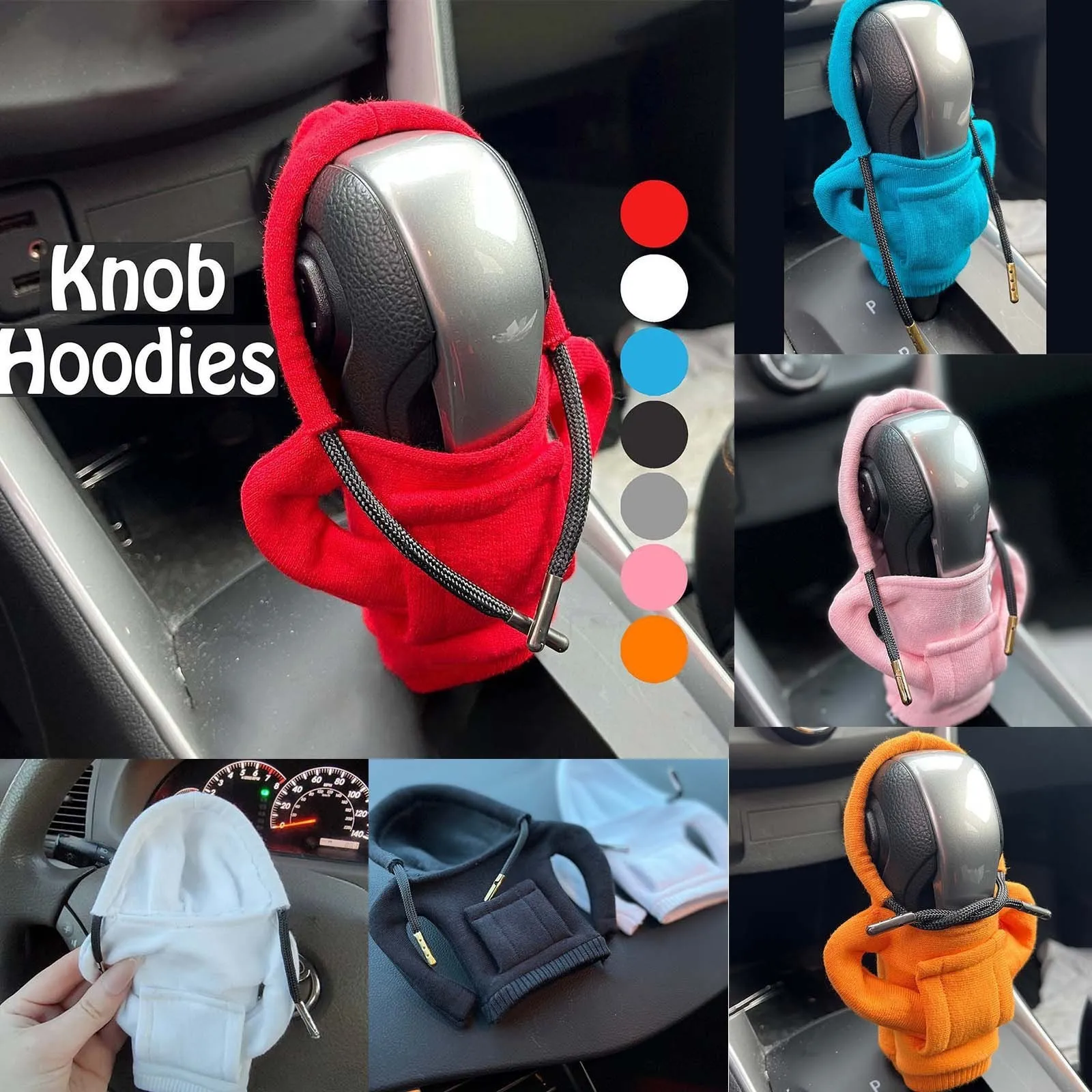 

Hoodie Car Gear Shift Cover Fashion Gearshift Hoodie Car Gear Shift Knob Cover Manual Handle Gear Sweatshirt Change Lever Cover