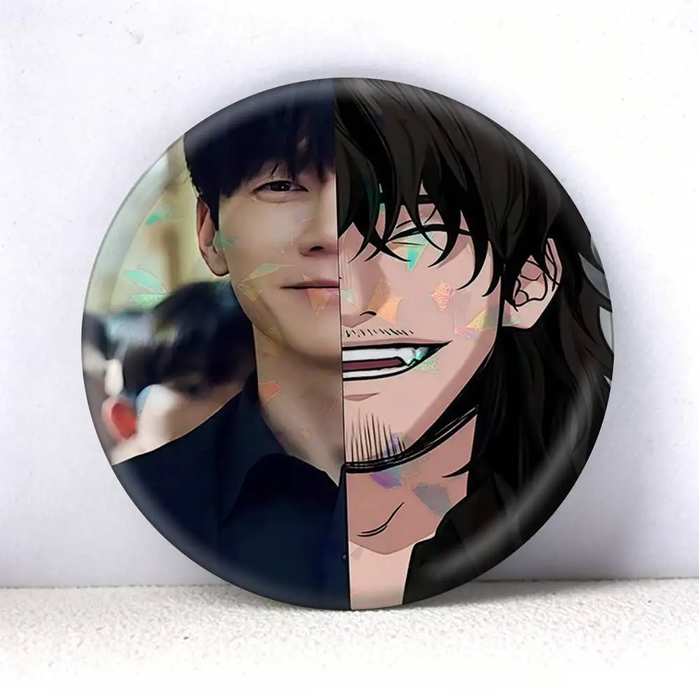 Teach You a Lesson Manga   75mm 44mm 25mm Accessories Toys Badge Brooch Backpack Hat Pins