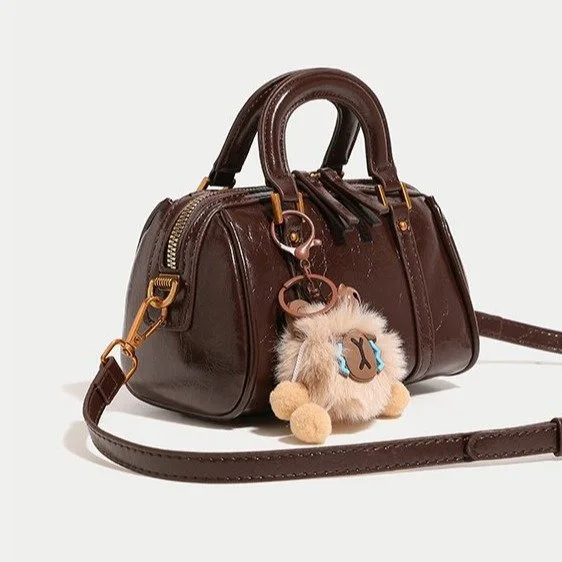 

2025 Luxury Small Handbag for Women Trendy Crossbody Boston Bag Unique Pillow Purse Fashionable Versatile Shoulder Tote