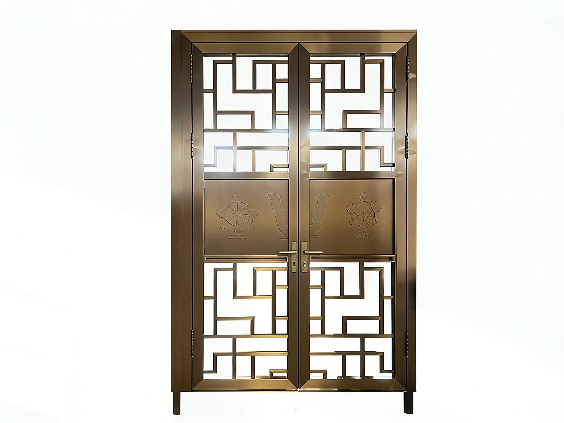 fm-Factory Customized, Cleverly Crafted, Durable, Flame-retardant, Waterproof, Corrosion-resistant Metal Courtyard Door*