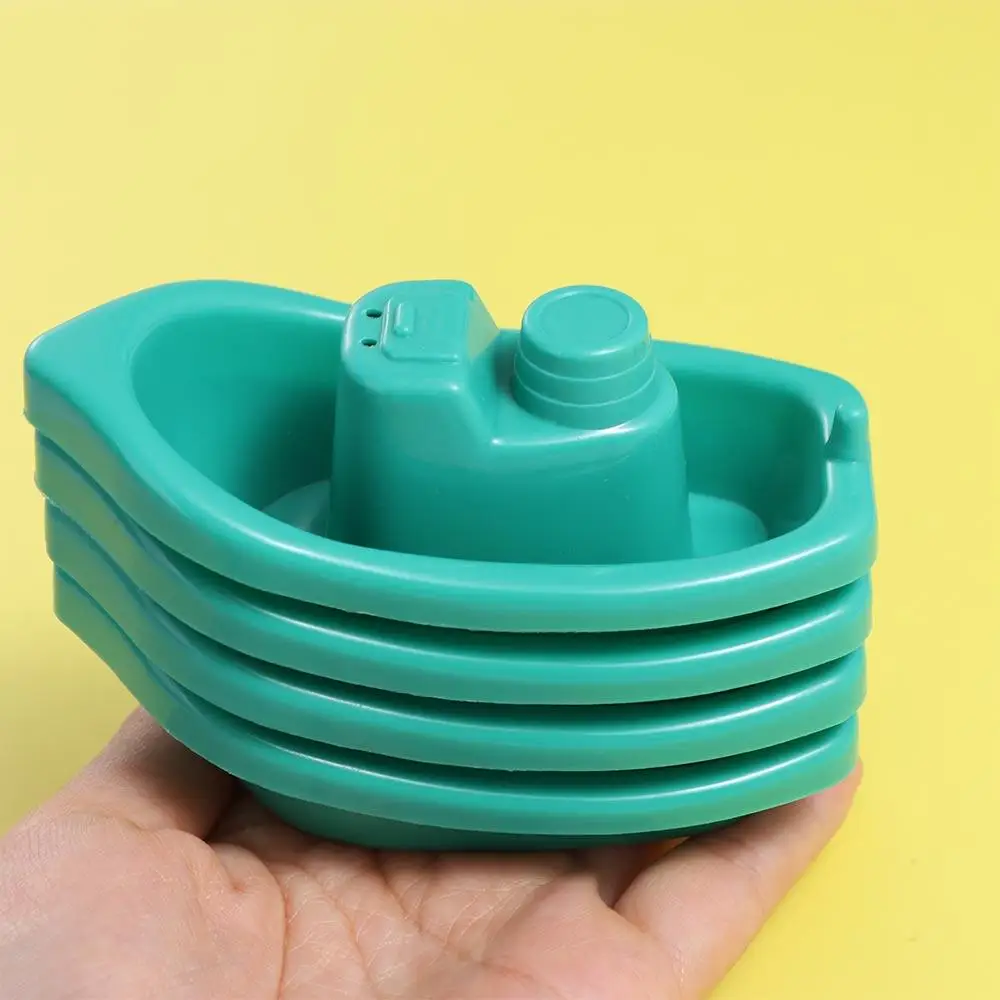 Bañera de plástico para niños, baño, diversión con agua, juguetes clásicos para el hogar, barco flotante, regalo para bebé, barcos, juguetes de baño