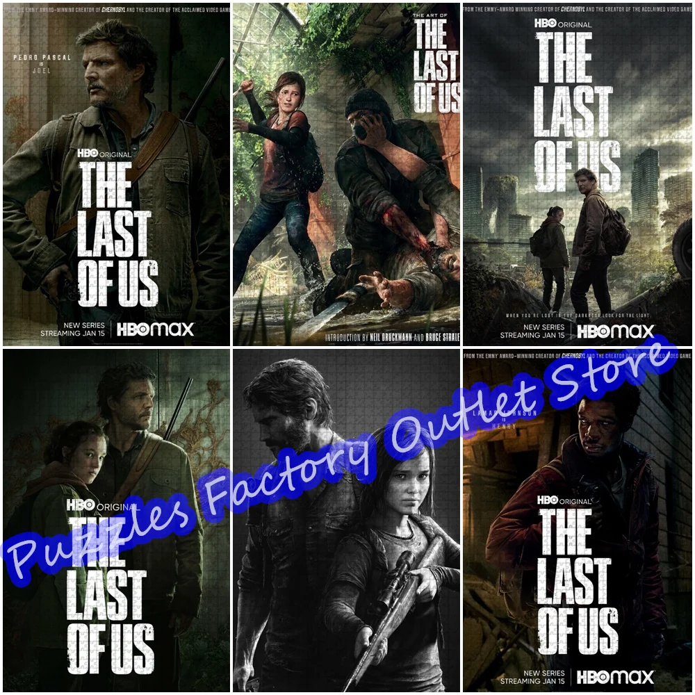 300/500/1000 ชิ้นจิ๊กซอว์ปริศนาภาพยนตร์สยองขวัญ The Last of Us เกมพิมพ์วิดีโอปริศนาเด็กการศึกษา Decompressed ของเล่นของขวัญ