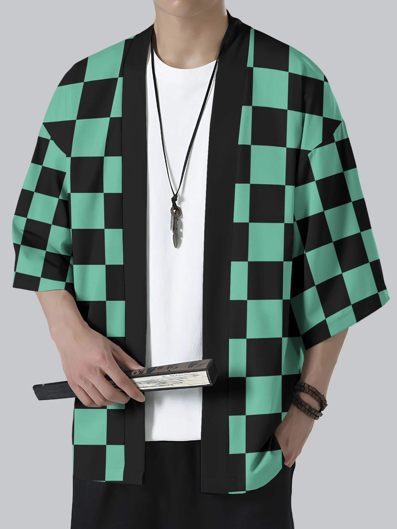 

2025 Summer Men's 3D Printed Kimono Collection - Anime, Ukiyo - e & Crane Styles