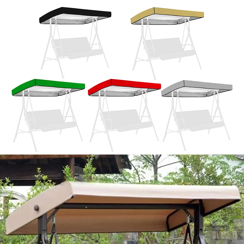 Aesthetic Appeal Meets Functionality Stylish and Protective Patio Swing Canopy in Resilient 210D Oxford Material