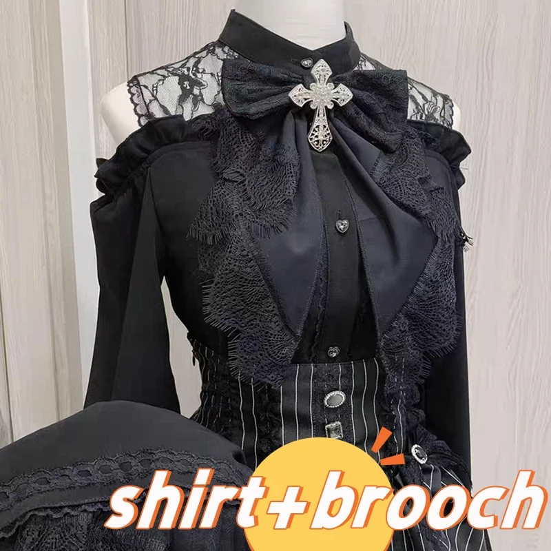 Long balck shirt 2