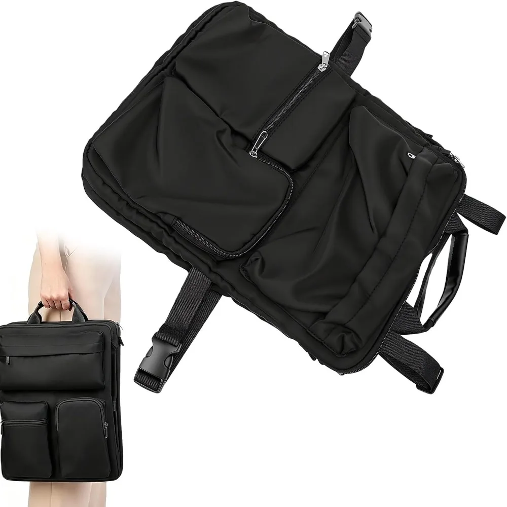 Adjustable Harness Straps Over Luggage Organizer Nylon Multiple Pockets Laptop Sleeve Bag Portable Travel Accessories Case