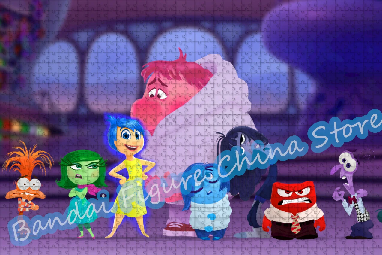 Jogos de família quebra-cabeças disney cartoon dentro para fora 2 300/500/1000 peças quebra-cabeça para adultos crianças brinquedos educativos presentes