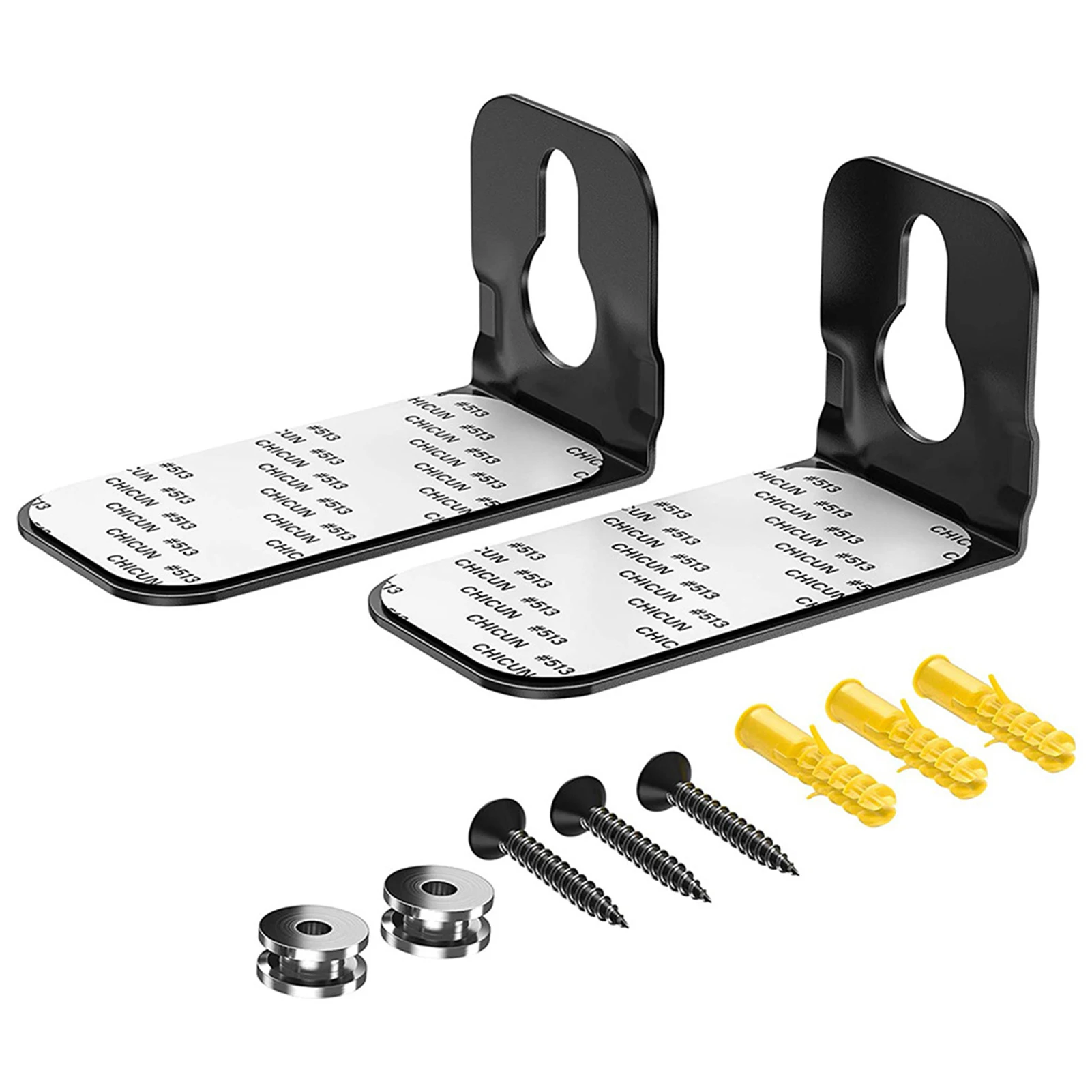 Sturdy Metal Bracket Kit For Wall Mounting Speakers Secure Wall Mount Bracket Wall Stand Brackets