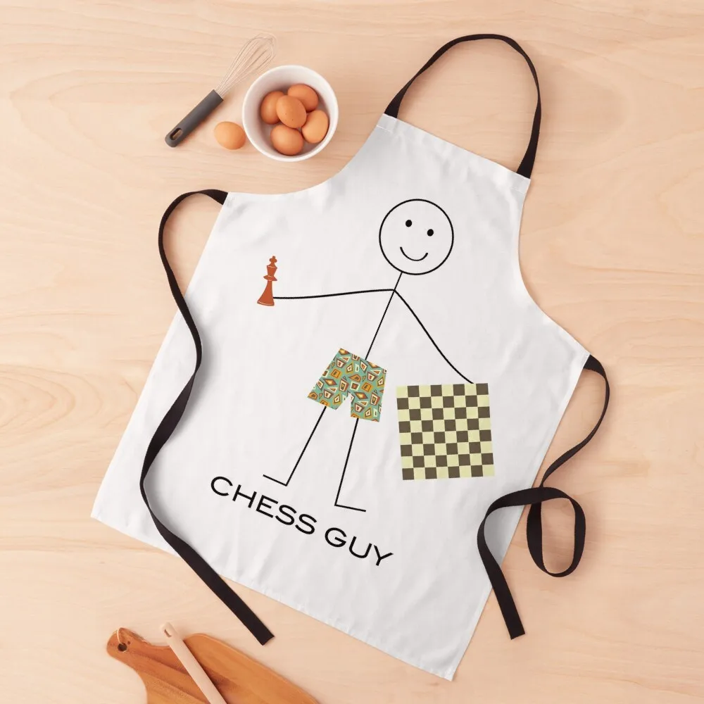 

Funny Mens Chess Player Apron Kitchen Supplies Idea Goods men christmas Apron