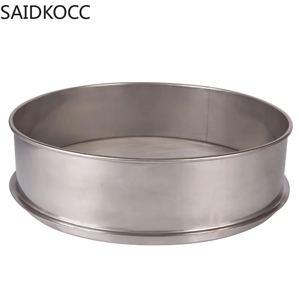 

SAIDKOCC Diameter 30CM Height 10CM SUS All Stainless Steel Sieve for Electric Vibrating Machine Optional Mesh