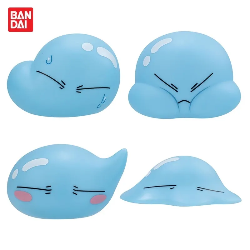 

Bandai натуральная 4 шт. Gashapon That Time I Got Reincarnated as a Slime аниме фигурка игрушки для детей подарок Коллекционная модель орнамент
