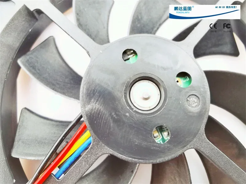 

c Blueprint 8015 8 см двойной шарикоподшипник 12 В 5 В ШИМ контроль температуры четырехпроводной корпус охлаждение процессора 80*80*15 мм