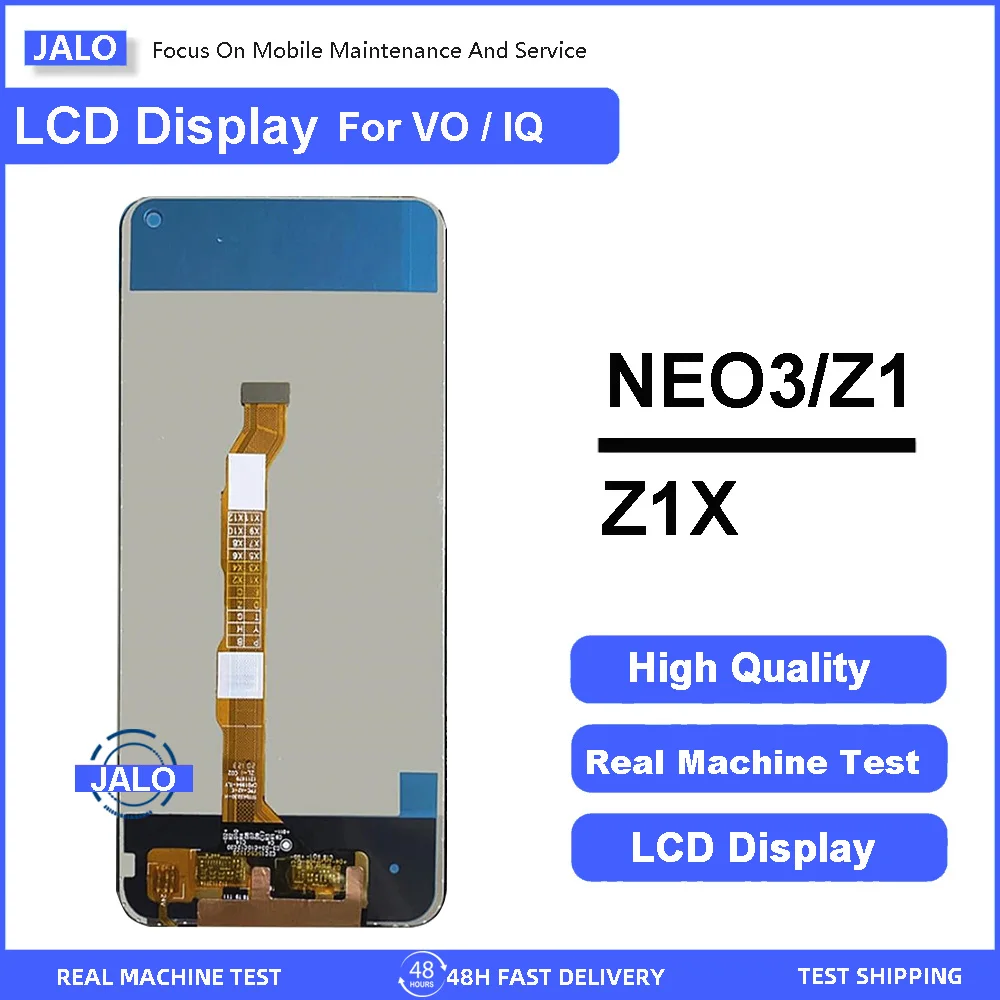 JALO شاشة الهاتف المحمول LCD ل IQOO NEO3 NEO5 النسخة الديناميكية Z1X Z1 شاشة LCD شاشة تعمل باللمس استبدال لوحة ال سي دي
