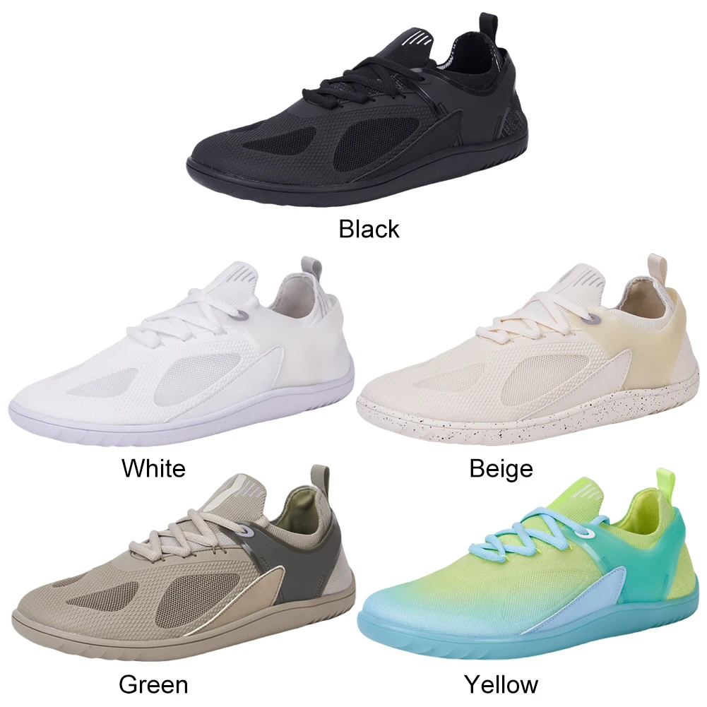 Men Wide Barefoot Shoes Non Slip Wide Toe Cross Trainer Breathable Lightweight Trekking Shoes Fitness Gym Sneakers for Training