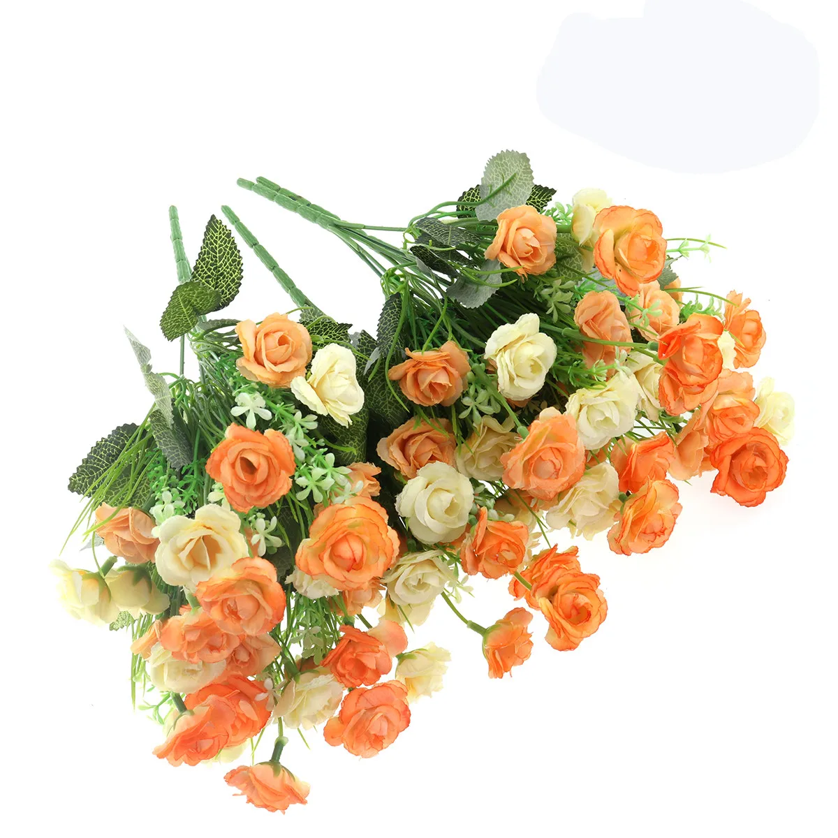 

5pcs Mini Rose Artificial Flowers Soft Cloth Simulation Single Stem Fake Roses for Home Decoration Party Wedding