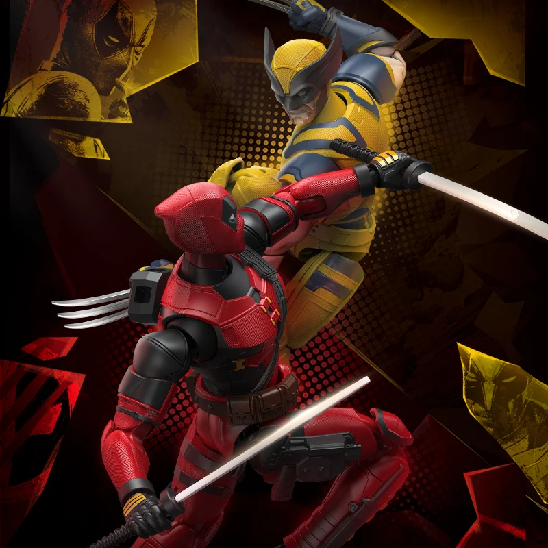 شخصيات Blokees Deadpool 3 Wolverine إصدار الفيلم Deadpool & Friend Series مجموعات شخصيات هدية للبالغين