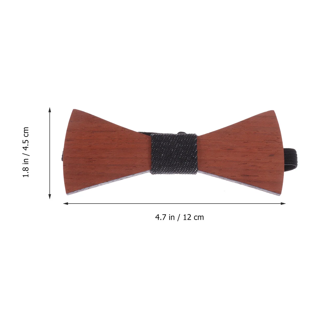 

1pc Wooden Bow For Men Premium Handmade Natural Wedding Wooden Bow Tie Wood Adjustable Strap Wedding Party Festival Gift Cravat