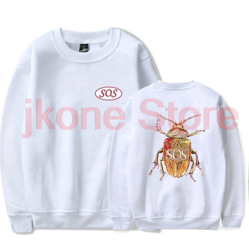 SZA SOS Deluxe Merch Crewneck Sweatshirts Streetwear Winter Women Men Fashion Long Sleeve Sweatshirts Top