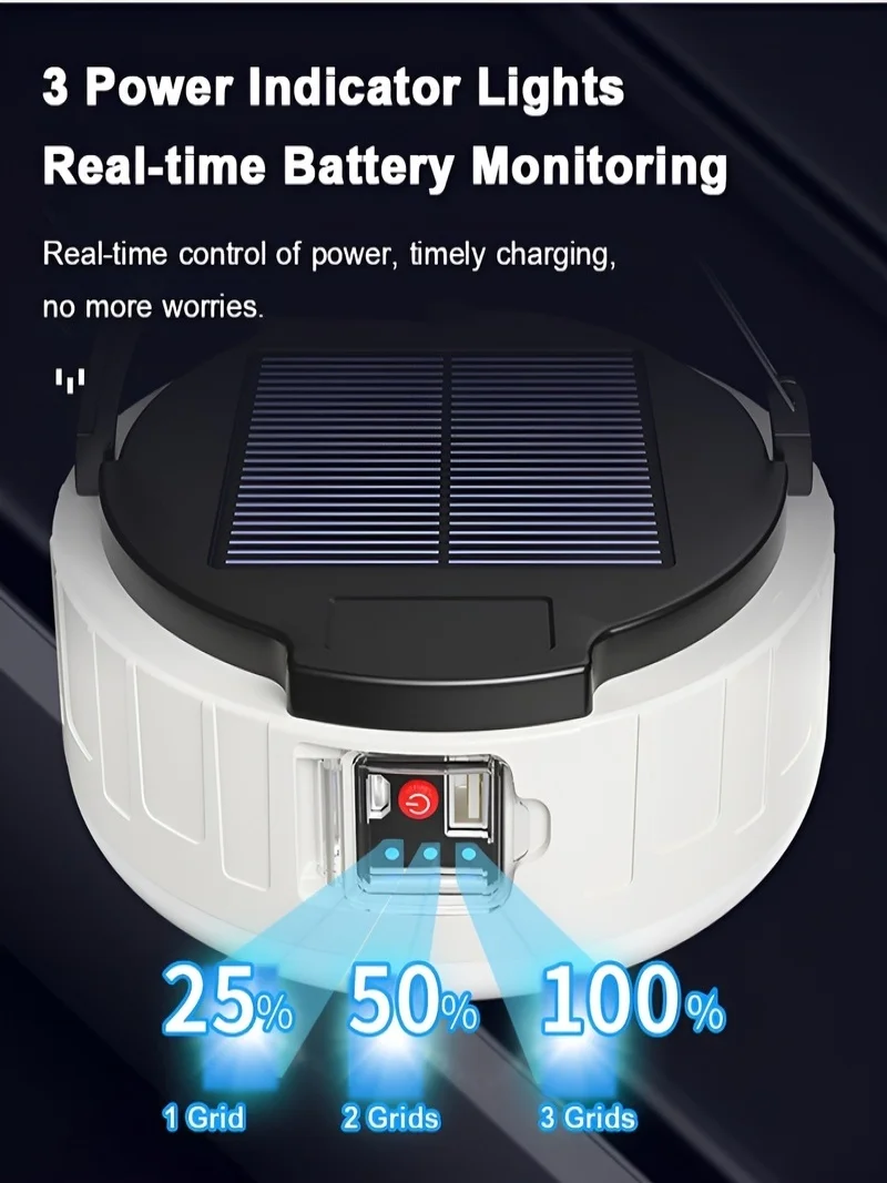 جاهز StockSolar القابلة لإعادة الشحن LED ضوء المنزلية انقطاع التيار الكهربائي لمبة الطوارئ #3