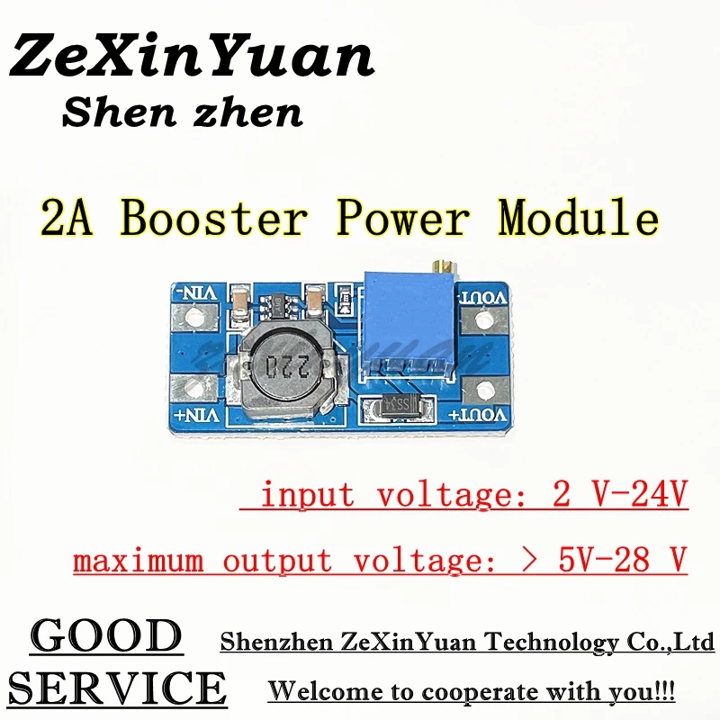 1 Chiếc MT3608 DC-DC Tăng Cường Mô Đun 2A Tăng Cường Ban Đầu Vào Điện Áp 2-24V Lít 5/9/12/-28V Có Thể Điều Chỉnh