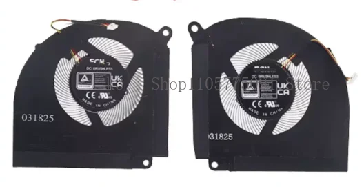 New Original Laptop CPU GPU Cooling Fan For Gigabyte Gaming A16 GA6H RTX5070 F24120 F24121 DC12V