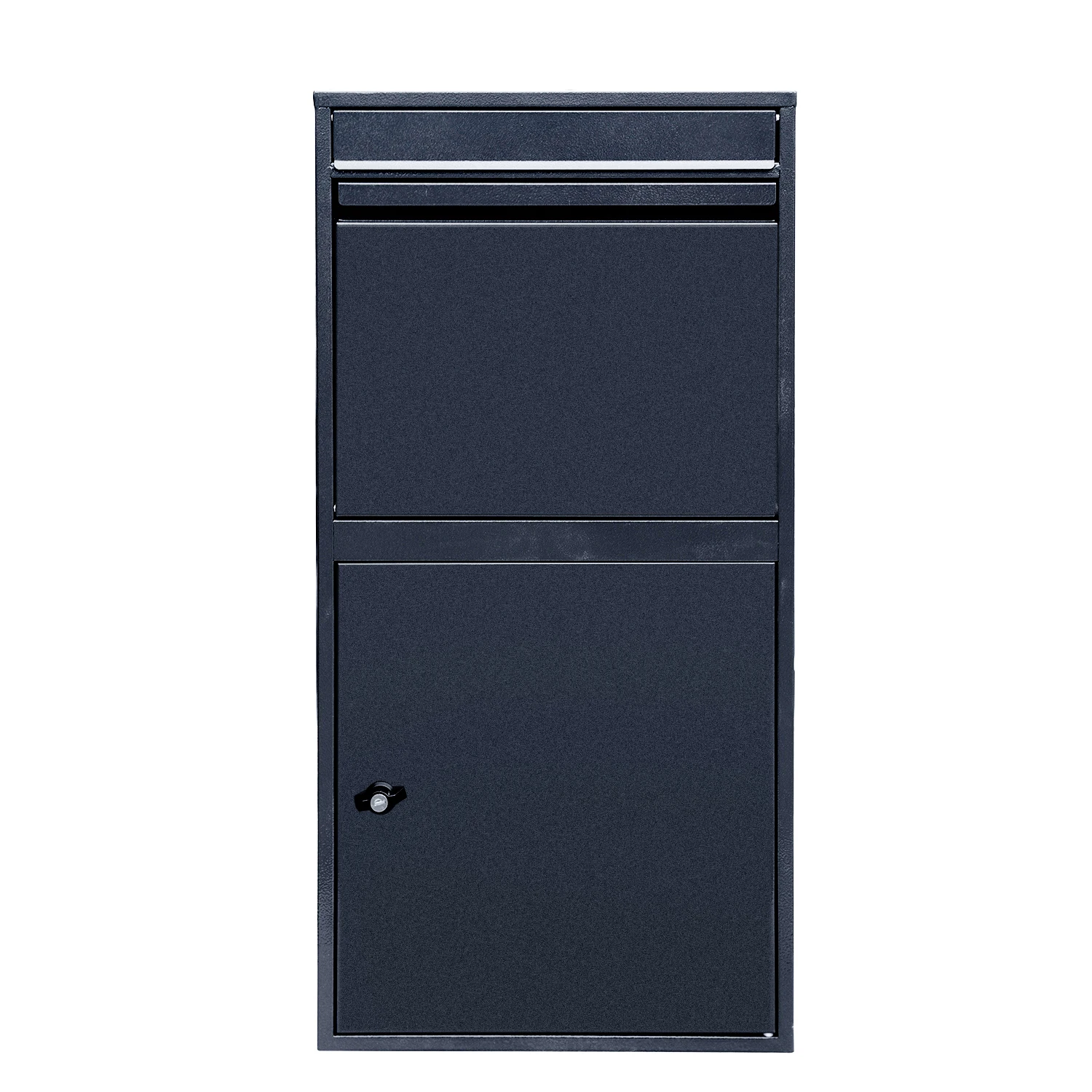 Outdoor Home Large Package Waterproof Metal Letter Mailbox Post Smart Parcel Delivery Drop Box