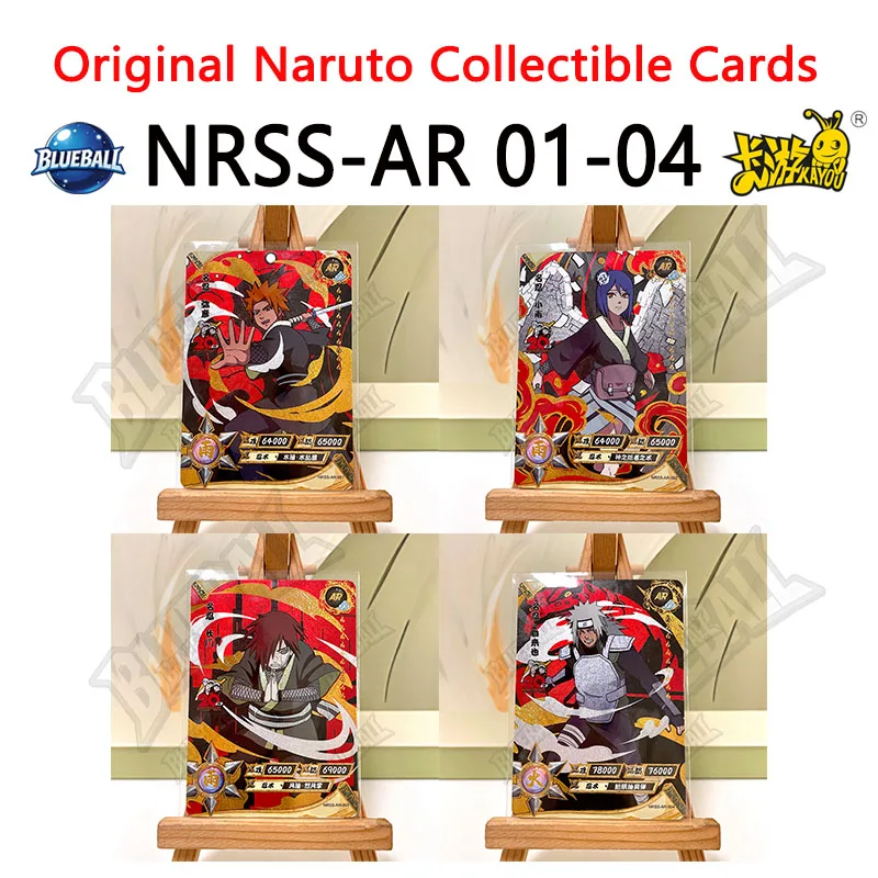 Genuine Kayou Naruto NRSS-AR 01-04 Nagato Konan Rare Anime Character Collectible Trading Cards Anime Merchandise Kids Toy Gifts