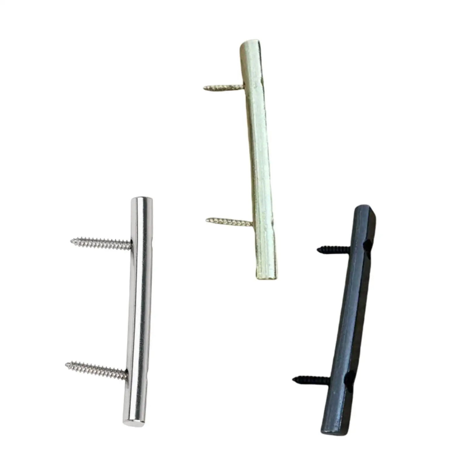 Gold Electric Guitar Bar Metal String Retainer 50mm Durable Sustain Enhancer with Screws for Tremolo Systems