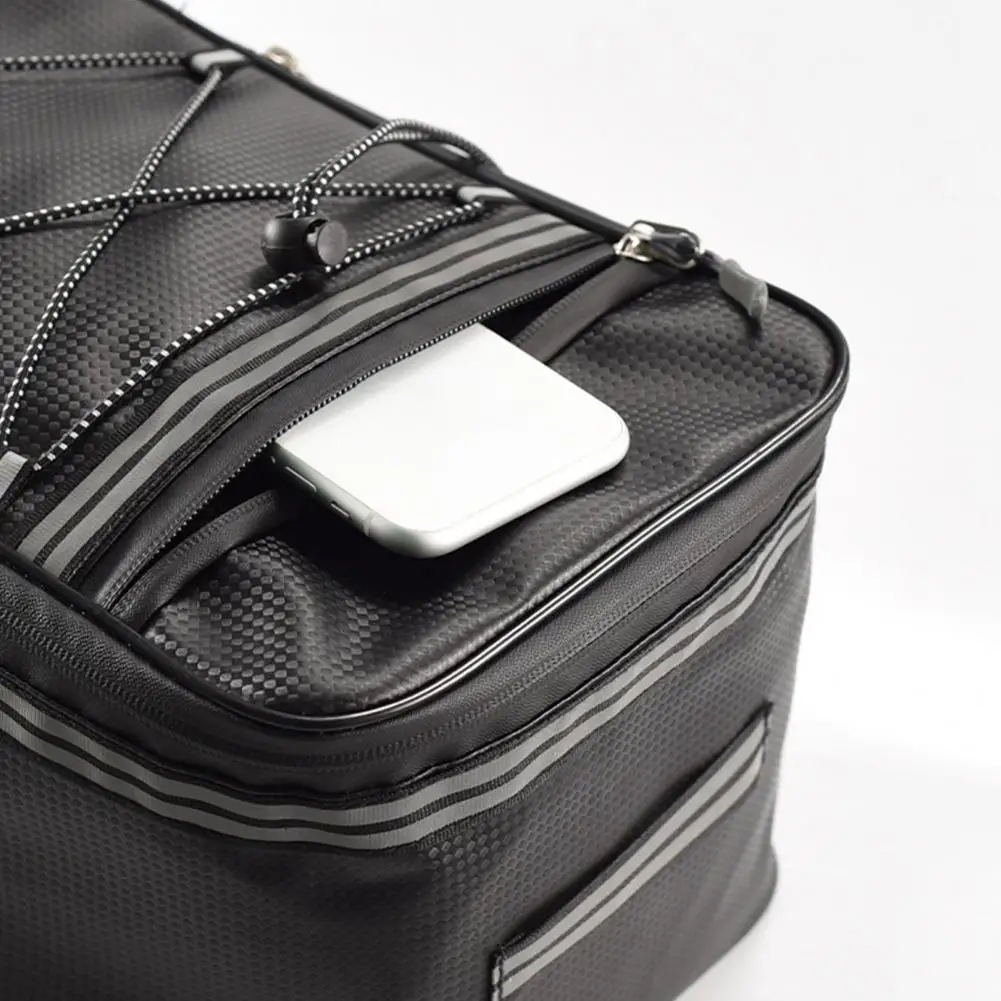 Fahrrad-Gepäckträger Fahrradtasche für den Rücksitz Wasserdichte Reisetasche für Mountainbikes MTB Fahrrad-Aufbewahrungszubehör – Detail 8