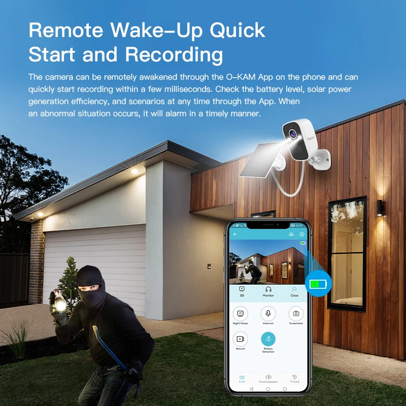 Vstarcam BG55 3MP 1296P  Solar Power 140Degree Wide Angle 4G Camera AI Humanoid Detection Full Color CCTV Baby Monito