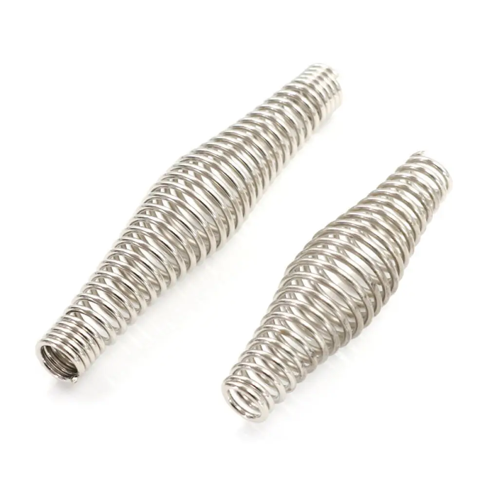 Carbon Steel Bbq Grill Handle Spring 11cm 14cm Nickel Plated Tension Coil For Stove Basket Maintenance Hardware Repair
