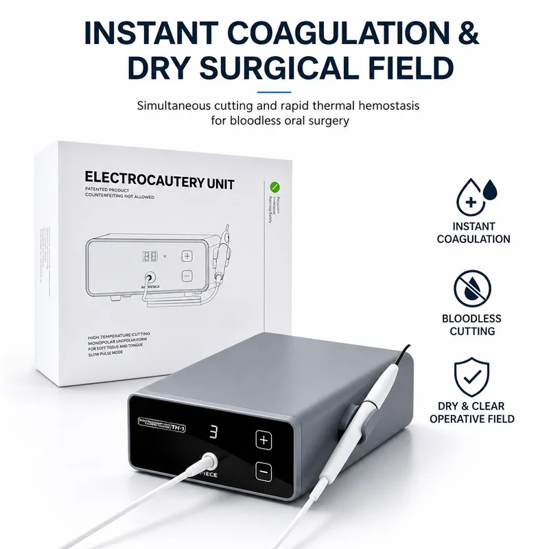 Dental Electrosurgery Unit High Frequency Electrocautery Soft Tissue Cutting Gingivectomy Operculectomy Tools Cautery Machine