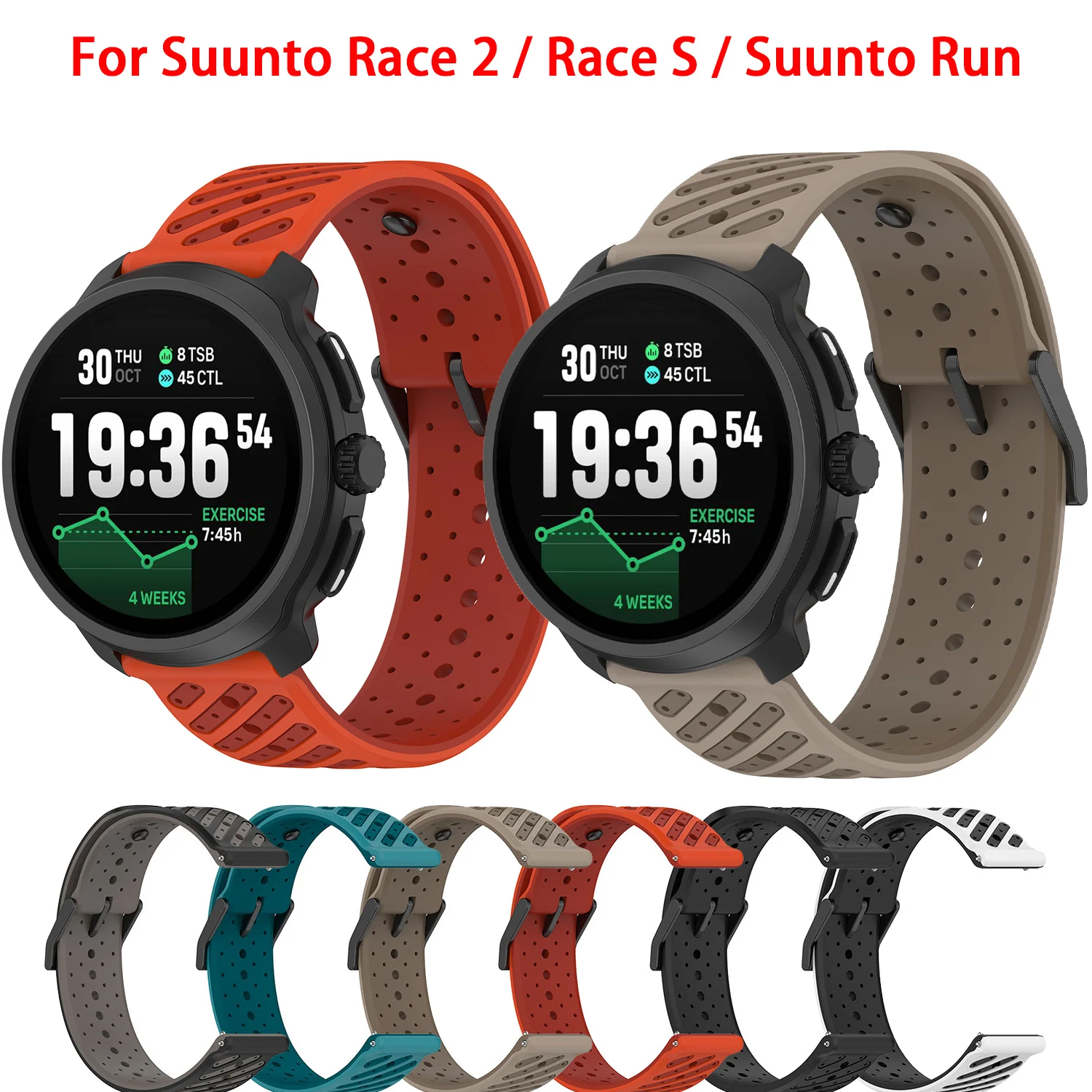 Smartwatch X2 - Silikonowy pasek na nadgarstek do Suunto