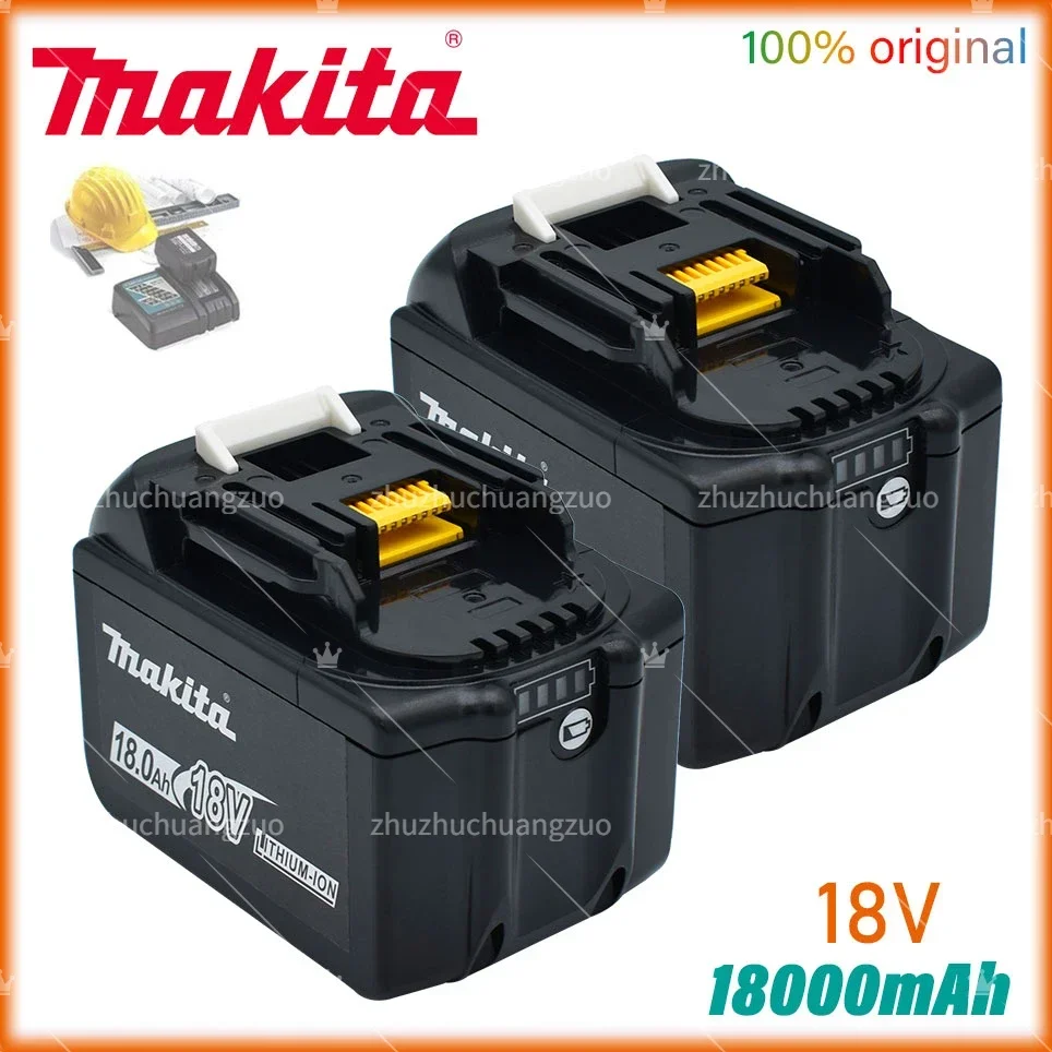 

100% Makita Replacement 18V 18.0Ah Battery For BL1830 BL1830B BL1840 BL1840B BL1850 BL1850B rechargeable battery LED indicateur