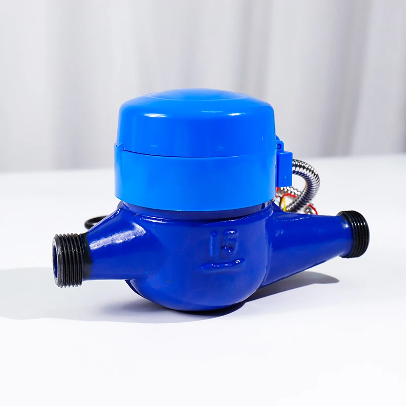 DN25 485 Communication 12/24V Power Supply Intelligent Electronic Remote Water Meter LCD Digital Display PLC Modbus Protocol