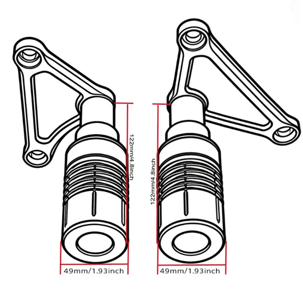 For Suzuki GSX-S 1000 GSX-S 1000GT GSXS1000GT GSX-S 950 GSXS 1000 GT 1000S katana Frame Slider Fairing Guard Crash Pad Protector view 4