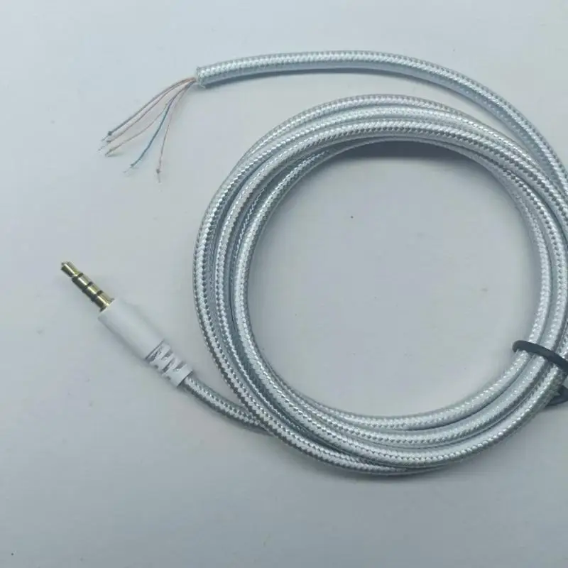 สายเคเบิลทดแทน 28TE สำหรับ Cloud II Cloudx Revolver S Cord 3.5 มม. สายเคเบิลชุดสายการเชื่อมต่อสายการเชื่อมต่อการแทนที่ลวด