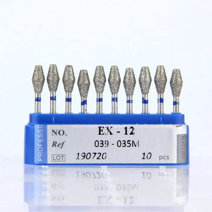 10 Teile/los Dental Diamant Bohrer Bohrer 39 Größen 1,6mm für High Speed Handstück Stomatologie Abteilung Zahnmedizin Schleifen Werkzeuge – Detail 30