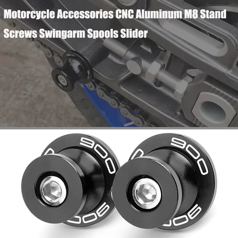 For Kawasaki Z900 Z900RS SE Z900SE Z-900 Z 900 SE RS Motorcycle Accessories CNC Aluminum M8 Stand Screws Swingarm Spools Slider