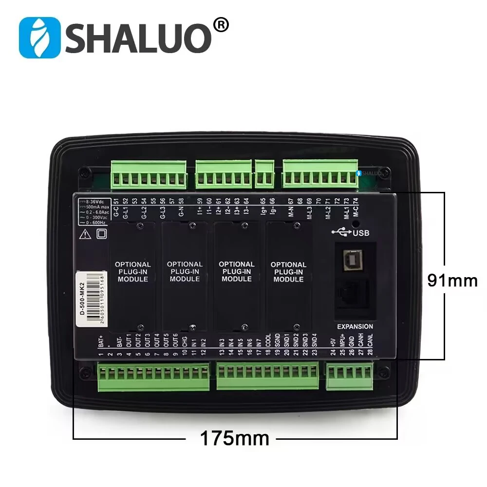 Compatible With Original DATAKOM D500 D500-MK2 Controller Module Generator Control Panel Pengontrol Genset Parts D-500-MK2