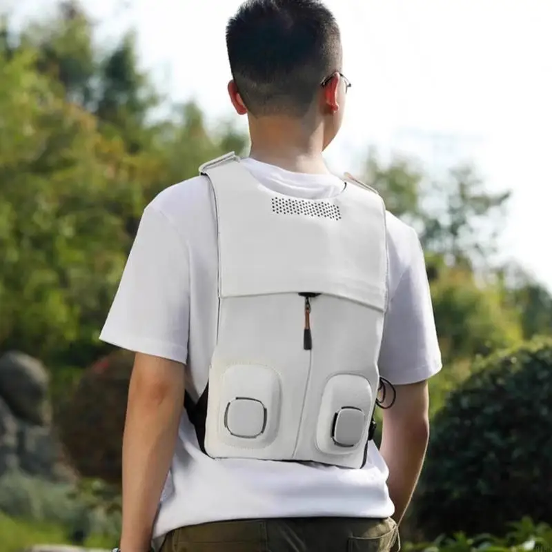 

Охлаждающий жилет 918D с перезаряжаемой батареей, дышащий жилет для кондиционирования воздуха