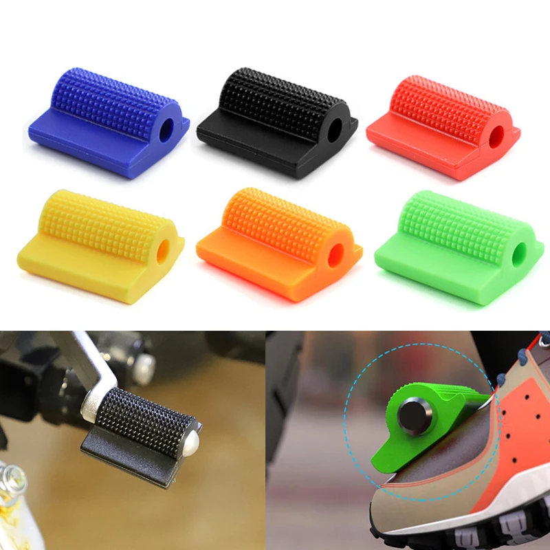 

For Motorcycle Decoration Accessory Universal Motorcycle Shift Gear Lever Pedal Rubber Cover Shoe Protector Foot Peg Toe Gel