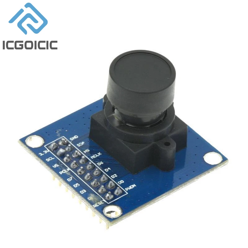 OV7670 Camera Module OV7670 Module Supports VGA CIF Auto Exposure Control Display Active Size 640X480 For Arduino