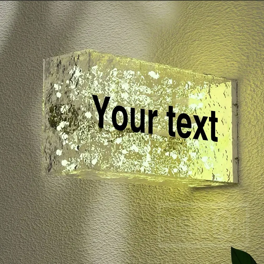 

Custom Light Box Outdoor Double Sided Wall Mounted Opening Sign for Salon Coffee Shop Business Display Signage