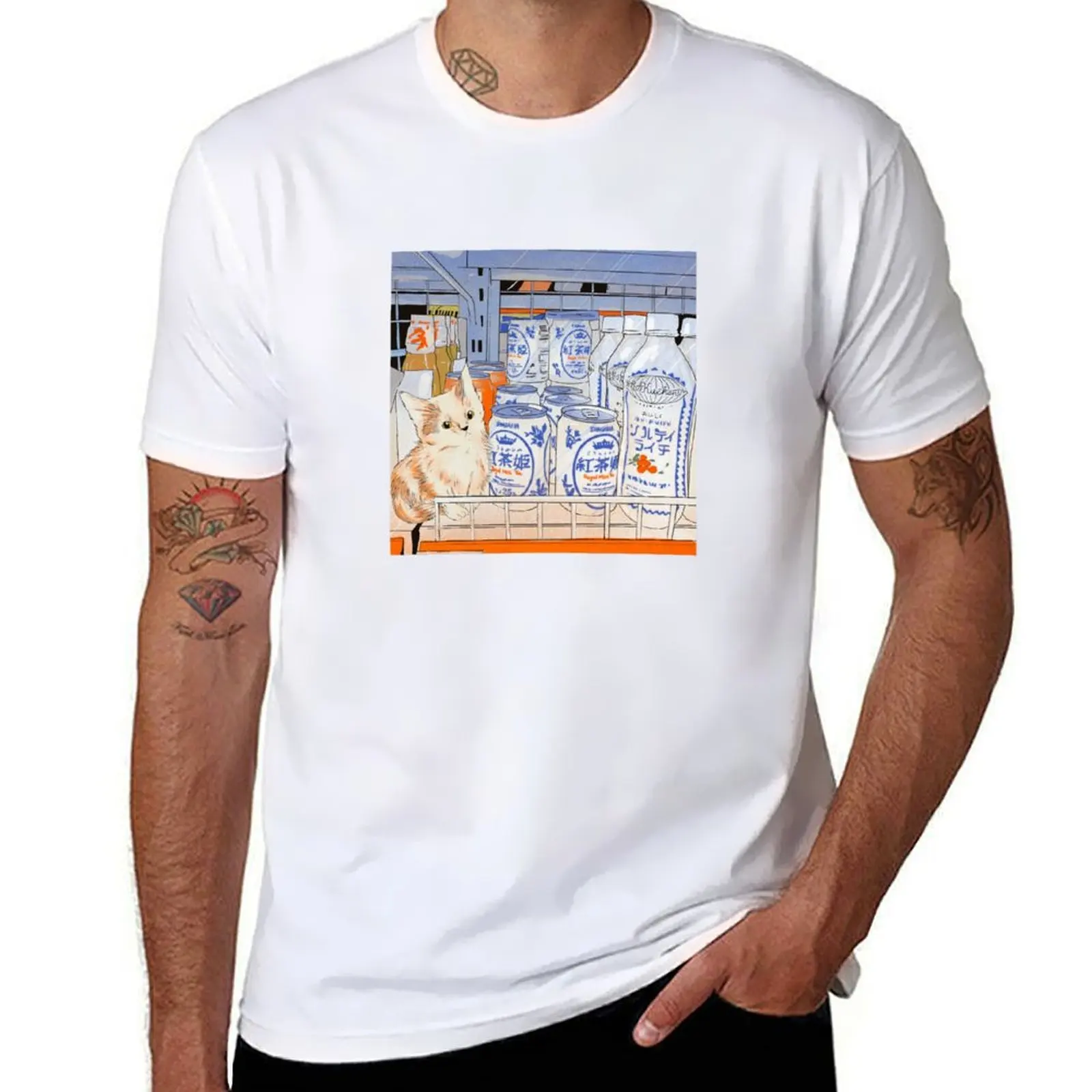 

bodega kitten T-Shirt t shirts for man cotton soft cotton t shirts man 100%